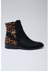 BOTAS ANIMAL PRINT EN PIEL