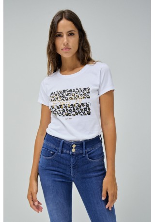 CAMISETA CON ESTAMPADO ANIMAL PRINT